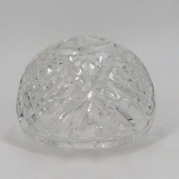 Waterford Crystal Glass Ireland Diamond Cut Paperweight Executive Office Desk - Picture 2 of 13
